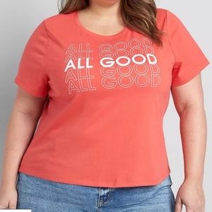 NEW, Eco-Friendly Graphic Tee, Plus Size